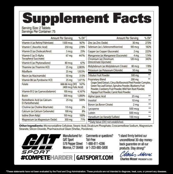 gat sport mens multi+test 60cap - Image 4