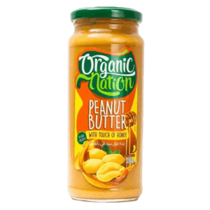 ORGANIC NATION Peanut butter with honey-350G