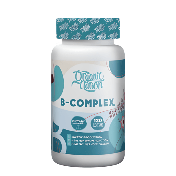Organic Nation B-Complex Advanced Formula-120Serv.-120Tablets