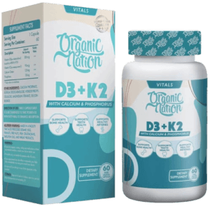 Organic Nation D3+K2 -60Serv.- 60Capsules
