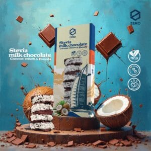 EVOLVE ZERO STEVIA MILK CHOCOLATE COCONUT CREAM & KUNAFA 100gm