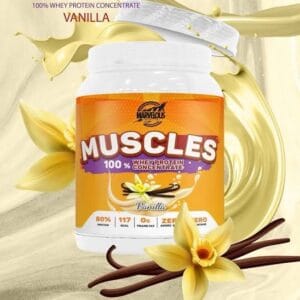 MARVELOUS Muscles 100% whey protein concentrate 67 serv VANILLA
