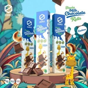 STEVIA MILK CHOCOLATE KIDS CASHEW