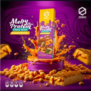 ZERO MELTY PROTEIN BAR 70G PEANUT BUTTER SPREAD