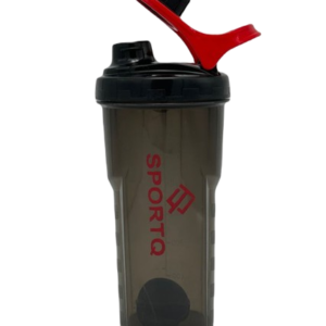 SPORTQ PROTEIN SHAKER 700ML 100%BPA FREE NON SLIP BLACK