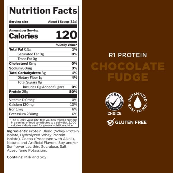 rule 1 isolate HYDRO 2.3 kg CHOCOLATE FUDGE - Image 2