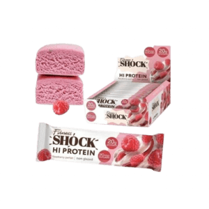 SHOCK HI PROTEIN BAR RAWBERRY
